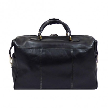 Sac de voyage cabine en cuir KATANA noir | Bagage homme qualité luxe pas cher