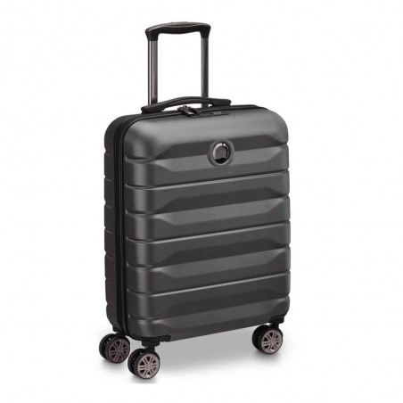 Valise cabine slim DELSEY "Air Armour" noir | Bagage avion petite taille qualité marque française Valise cabine slim DELSEY "Air Armour" noir | Bagage avion petite taille qualité marque française