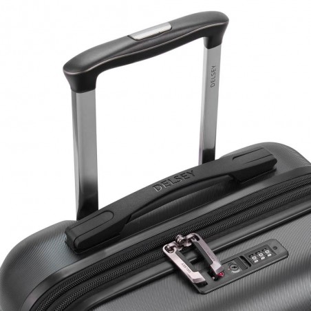 Valise cabine slim DELSEY "Air Armour" noir | Bagage avion petite taille qualité marque française Valise cabine slim DELSEY "Air Armour" noir | Bagage avion petite taille qualité marque française