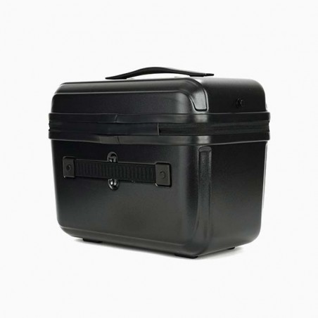 Vanity case ELITE "Top Loader" Pure Mate noir | Vanity rigide femme garanti 5 ans polycarbonate solide bandoulière