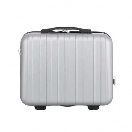 Set de 2 bagages TRAVEL'S "Bari" gris | valise cabine + valise underseat spécial vol low cost Easyjet Ryanair