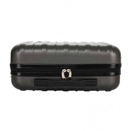Set de 2 bagages TRAVEL'S "Bari" noir | valise cabine + valise underseat spécial vol low cost Easyjet Ryanair