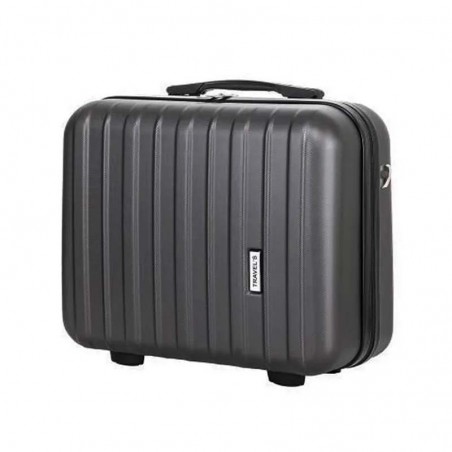 Set de 2 bagages TRAVEL'S "Bari" noir | valise cabine + valise underseat spécial vol low cost Easyjet Ryanair Set de 2 bagages TRAVEL'S "Bari" noir | valise cabine + valise underseat spécial vol low cost Easyjet Ryanair