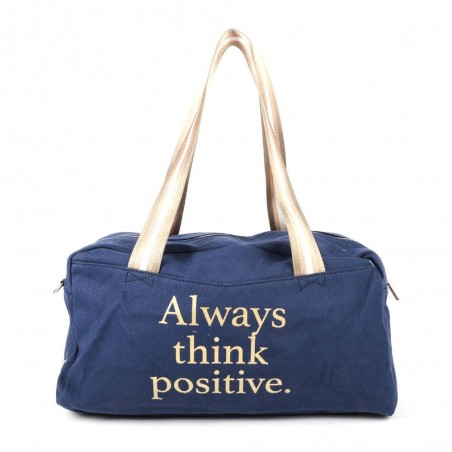 Sac polochon NAF NAF "Papilio" bleu marine | Sac de voyage sac de sport fille femme pas cher Sac polochon NAF NAF "Papilio" bleu marine | Sac de voyage sac de sport fille femme pas cher