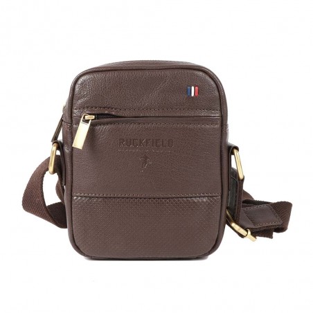 Sacoche bandoulière homme RUCKFIELD "Cup" marron foncé | Pochette porté croisé style moderne rugby pas cher Sébastien Chabal Sacoche bandoulière homme RUCKFIELD "Cup" marron foncé | Pochette porté croisé style moderne rugby pas cher Sébastien Chabal