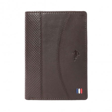 Portefeuille homme RUCKFIELD "Cup" marron | Petite maroquinerie cuir rugby Sébastien Chabal pas cher Portefeuille homme RUCKFIELD "Cup" marron | Petite maroquinerie cuir rugby Sébastien Chabal pas cher