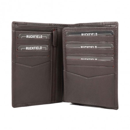 Portefeuille homme RUCKFIELD "Cup" marron | Petite maroquinerie cuir rugby Sébastien Chabal pas cher Portefeuille homme RUCKFIELD "Cup" marron | Petite maroquinerie cuir rugby Sébastien Chabal pas cher