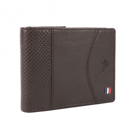 Portefeuille homme RUCKFIELD "Cup" marron foncé | Petite maroquinerie cuir rugby Sébastien Chabal pas cher Portefeuille homme RUCKFIELD "Cup" marron foncé | Petite maroquinerie cuir rugby Sébastien Chabal pas cher