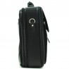 Katana | Attaché-case business en cuir 17" noir | Bagage professionnel classique élégant Katana | Attaché-case business en cuir 17" noir | Bagage professionnel classique élégant
