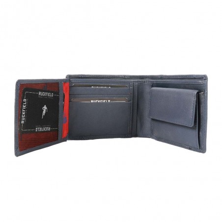 Portefeuille homme RUCKFIELD "Cup" bleu marine | Petite maroquinerie cuir rugby Sébastien Chabal pas cher Portefeuille homme RUCKFIELD "Cup" bleu marine | Petite maroquinerie cuir rugby Sébastien Chabal pas cher