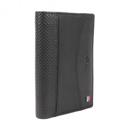 Portefeuille homme RUCKFIELD "Cup" noir | Petite maroquinerie en cuir style sportif rugby Sébastien Chabal Portefeuille homme RUCKFIELD "Cup" noir | Petite maroquinerie en cuir style sportif rugby Sébastien Chabal