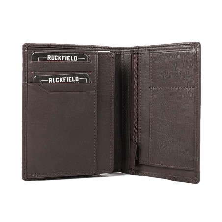 Portefeuille homme RUCKFIELD "Cup" marron | Petite maroquinerie en cuir style sportif rugby Sébastien Chabal Portefeuille homme RUCKFIELD "Cup" marron | Petite maroquinerie en cuir style sportif rugby Sébastien Chabal