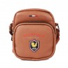 Sacoche bandoulière RUCKFIELD "Ruck" marron camel | Pochette homme porté croisé Sébastien Chabal rugby Sacoche bandoulière RUCKFIELD "Ruck" marron camel | Pochette homme porté croisé Sébastien Chabal rugby