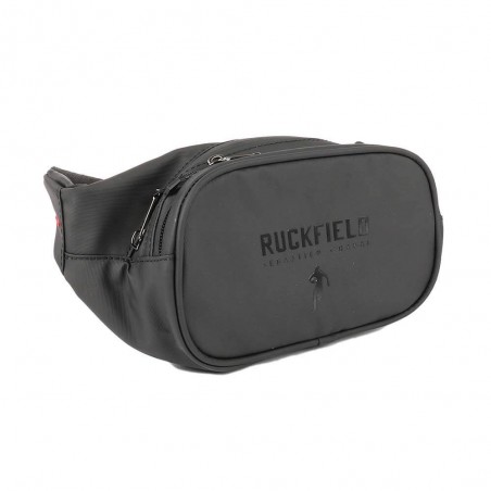 Sac banane homme RUCKFIELD "Black" noir | Sacoche ceinture sport rugby Sébastien Chabal