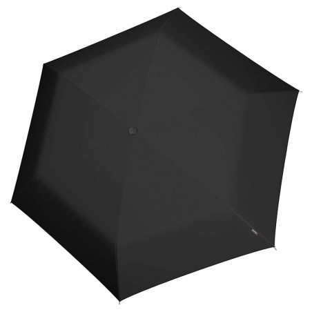 Parapluie pliant slim ultra-léger KNIRPS "US 050" noir | Parapluie de poche marque allemande qualité solide