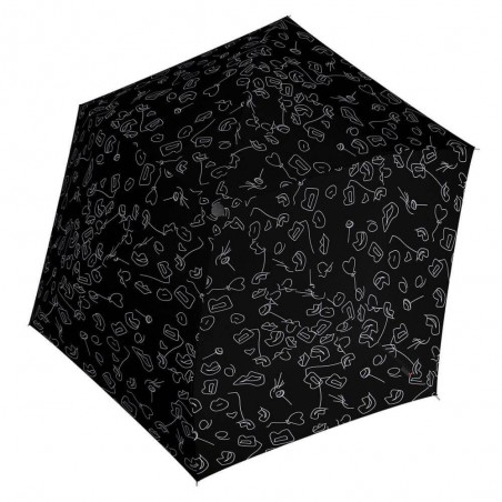 Parapluie pliant KNIRPS "Ultra light U200 Duomatic" speak | Parapluie de poche ultra léger qualité allemande