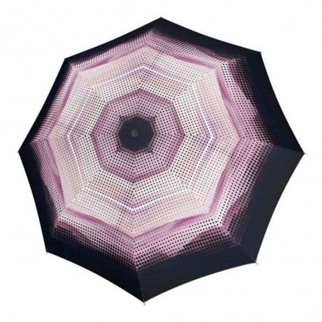 Parapluie pliant KNIRPS "T200 Medium Duomatic" 2dream rose | Parapluie femme ouverture fermeture automatique solide