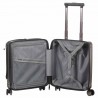 Valise cabine avec compartiment PC gris argent | Bagage business petit format polycarbonate Valise cabine avec compartiment PC gris argent | Bagage business petit format polycarbonate