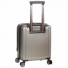 Valise cabine avec compartiment PC gris argent | Bagage business petit format polycarbonate Valise cabine avec compartiment PC gris argent | Bagage business petit format polycarbonate