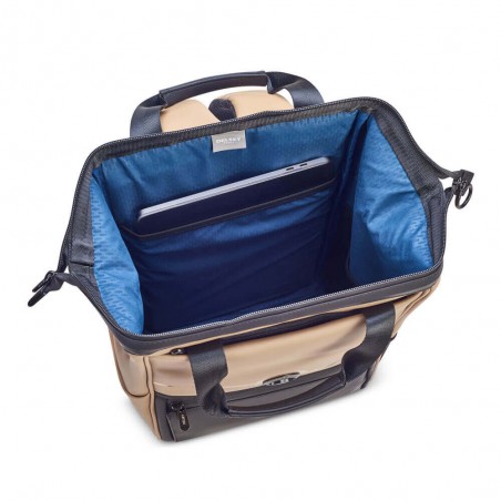 DELSEY sac à dos PC 14 pouces "Turenne" beige sable | Sac étanche style urbain sécurisé DELSEY sac à dos PC 14 pouces "Turenne" beige sable | Sac étanche style urbain sécurisé