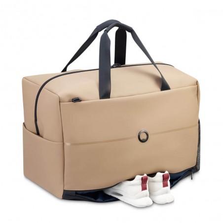 DELSEY sac de voyage cabine "Turenne" beige | Bagage étanche sécurisé taille cabine qualité haut de gamme