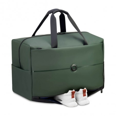 DELSEY sac de voyage cabine "Turenne" vert kaki | Bagage étanche sécurisé taille cabine qualité haut de gamme