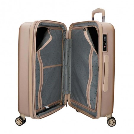 Valise extensible 65cm MOVOM "Wood" champagne | Bagage taille moyenne séjour 1 semaine pas cher Valise extensible 65cm MOVOM "Wood" champagne | Bagage taille moyenne séjour 1 semaine pas cher