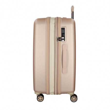 Valise extensible 65cm MOVOM "Wood" champagne | Bagage taille moyenne séjour 1 semaine pas cher Valise extensible 65cm MOVOM "Wood" champagne | Bagage taille moyenne séjour 1 semaine pas cher