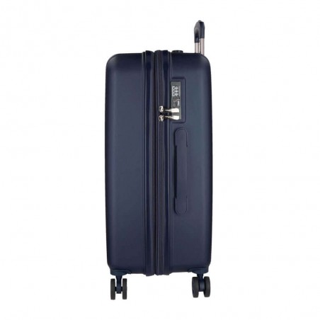 Valise extensible 65cm MOVOM "Wood" bleu marine | Bagage taille moyenne séjour 1 semaine pas cher Valise extensible 65cm MOVOM "Wood" bleu marine | Bagage taille moyenne séjour 1 semaine pas cher