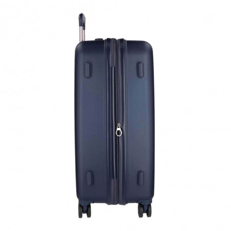 Valise extensible 65cm MOVOM "Wood" bleu marine | Bagage taille moyenne séjour 1 semaine pas cher Valise extensible 65cm MOVOM "Wood" bleu marine | Bagage taille moyenne séjour 1 semaine pas cher