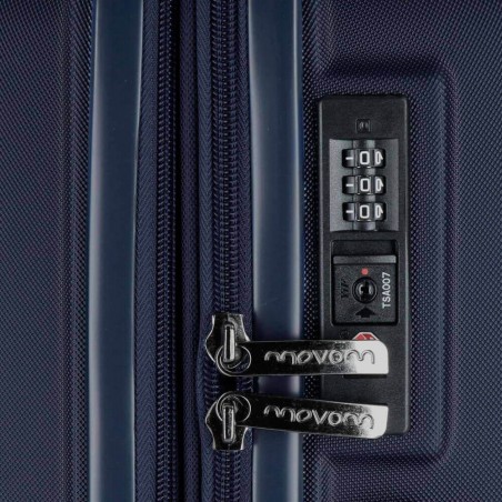 Valise extensible 65cm MOVOM "Wood" bleu marine | Bagage taille moyenne séjour 1 semaine pas cher Valise extensible 65cm MOVOM "Wood" bleu marine | Bagage taille moyenne séjour 1 semaine pas cher