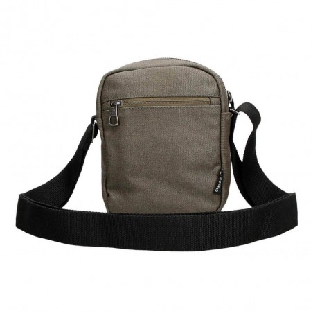 Sacoche bandoulière homme marque PEPE JEANS LONDON "Barkston" vert kaki aspect brut baroudeur Sacoche bandoulière homme marque PEPE JEANS LONDON "Barkston" vert kaki aspect brut baroudeur