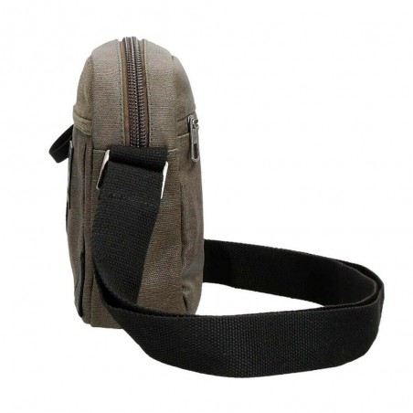 Sacoche bandoulière homme marque PEPE JEANS LONDON "Barkston" vert kaki aspect brut baroudeur Sacoche bandoulière homme marque PEPE JEANS LONDON "Barkston" vert kaki aspect brut baroudeur
