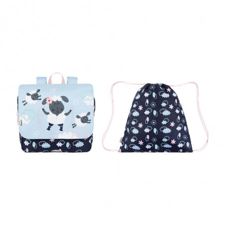 Cartable maternelle TANN'S "Saute-Mouton" | Petit sac scolaire fille pas cher petite section moyenne section grande section Cartable maternelle TANN'S "Saute-Mouton" | Petit sac scolaire fille pas cher petite section moyenne section grande section