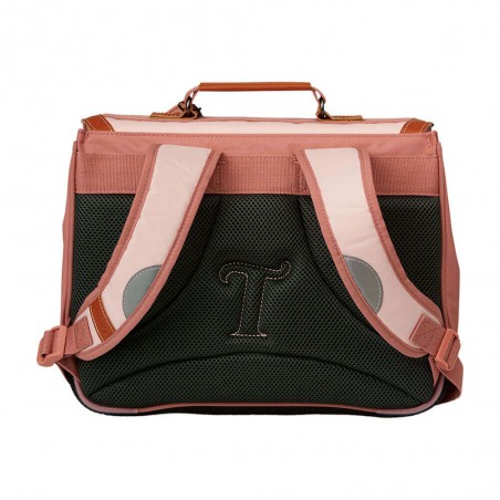 Cartable Tann's 35 cm "Eva" rose nude bicolore | Sac scolaire fille classe CP pas cher Cartable Tann's 35 cm "Eva" rose nude bicolore | Sac scolaire fille classe CP pas cher