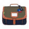 Cartable Tann's 35 cm "Axel" kaki/bleu marine casquette | Sac scolaire garçon classe CP pas cher Cartable Tann's 35 cm "Axel" kaki/bleu marine casquette | Sac scolaire garçon classe CP pas cher