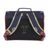 Cartable Tann's 38cm "Leila" bleu marine | Sac scolaire fille CP CE1 CE2 doré arc en ciel Cartable Tann's 38cm "Leila" bleu marine | Sac scolaire fille CP CE1 CE2 doré arc en ciel