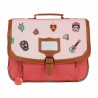 Cartable Tann's 38cm "Adriana" | Sac scolaire fille CP CE1 CE2 patchs brodés Frida Kahlo bicolore mexique Cartable Tann's 38cm "Adriana" | Sac scolaire fille CP CE1 CE2 patchs brodés Frida Kahlo bicolore mexique
