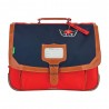 Cartable TANN'S 38 cm "Arthur" marine/rouge | Sac scolaire garçon CP CE1 CE2 super-héros Cartable TANN'S 38 cm "Arthur" marine/rouge | Sac scolaire garçon CP CE1 CE2 super-héros