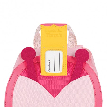 Sac à dos crèche Tann's "Coccinelle" rose | Petit sac maternelle fille original animal qualité marque française pas cher Sac à dos crèche Tann's "Coccinelle" rose | Petit sac maternelle fille original animal qualité marque française pas cher