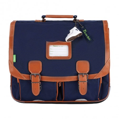 Cartable TANN'S 41 cm "Camille" marine l Sac scolaire classique CE2 CM1 CM2 garçon fille Cartable TANN'S 41 cm "Camille" marine l Sac scolaire classique CE2 CM1 CM2 garçon fille