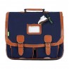 Cartable TANN'S 41 cm "Camille" marine l Sac scolaire classique CE2 CM1 CM2 garçon fille Cartable TANN'S 41 cm "Camille" marine l Sac scolaire classique CE2 CM1 CM2 garçon fille