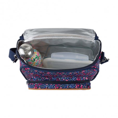 Sac repas bandoulière TANN'S "Antonia" marine | Lunch box enfant fille isotherme pique-nique sortie scolaire Sac repas bandoulière TANN'S "Antonia" marine | Lunch box enfant fille isotherme pique-nique sortie scolaire