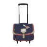 Cartable à roulettes Tann's 38cm "Leila" marine | Sac scolaire trolley fille arc en ciel CP CE1 CE2 Cartable à roulettes Tann's 38cm "Leila" marine | Sac scolaire trolley fille arc en ciel CP CE1 CE2