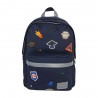 Sac à dos Tann's L "Elliott" marine | Sac scolaire garçon patchs brodés espace ovni science Sac à dos Tann's L "Elliott" marine | Sac scolaire garçon patchs brodés espace ovni science