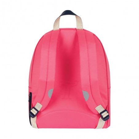 Sac à dos Tann's L "Enora" corail | Sac à dos scolaire fille CM1 CM2 broderie pirate Sac à dos Tann's L "Enora" corail | Sac à dos scolaire fille CM1 CM2 broderie pirate