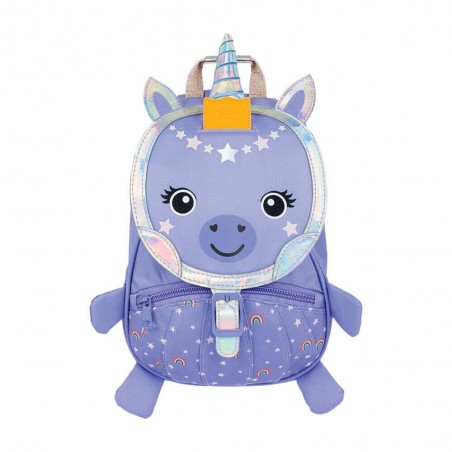 Sac à dos crèche "Licorne" L'École des Tann's | Mini sac à dos fille maternelle violet