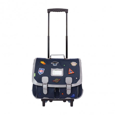 Cartable à roulettes TANN'S 41cm "Elliott" marine | Sac scolaire trolley garçon espace CE2 CM1 CM2 Cartable à roulettes TANN'S 41cm "Elliott" marine | Sac scolaire trolley garçon espace CE2 CM1 CM2