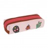 Trousse double TANN'S "Adriana" rose | Fourreau 2 compartiments fille broderie Frida Kahlo dès le CP Trousse double TANN'S "Adriana" rose | Fourreau 2 compartiments fille broderie Frida Kahlo dès le CP