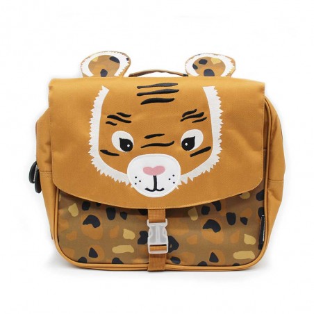 Cartable maternelle Les Déglingos 32cm "Spéculos le tigre" | Sac scolaire garçon original pas cher